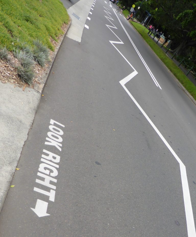 Road markings rules and types